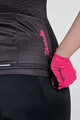 RIVANELLE BY HOLOKOLO Cycling fingerless gloves - ELEGANCE TOUCH - pink