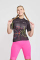 RIVANELLE BY HOLOKOLO Cycling short sleeve jersey - MAAPPI DARK LADY - black/multicolour