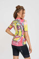 RIVANELLE BY HOLOKOLO Cycling short sleeve jersey - FURIOSO - red/yellow