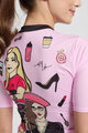 RIVANELLE BY HOLOKOLO Cycling short sleeve jersey - VOGUE - pink/black