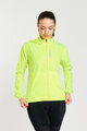 RIVANELLE BY HOLOKOLO Cycling rain jacket - WIND/RAIN - yellow