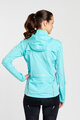 RIVANELLE BY HOLOKOLO Cycling rain jacket - WIND/RAIN - turquoise