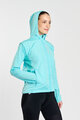 RIVANELLE BY HOLOKOLO Cycling rain jacket - WIND/RAIN - turquoise