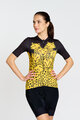 RIVANELLE BY HOLOKOLO Cycling short sleeve jersey - CHEETAH II - yellow/black