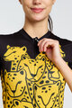 RIVANELLE BY HOLOKOLO Cycling short sleeve jersey - CHEETAH II - yellow/black