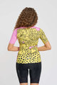 RIVANELLE BY HOLOKOLO Cycling short sleeve jersey - CHEETAH - yellow/pink