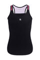 RIVANELLE BY HOLOKOLO Cycling sleeveless jersey - SPARK ELITE - black/pink