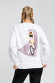 RIVANELLE BY HOLOKOLO hoodie - LETS GO GIRL - white/multicolour