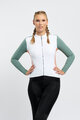 RIVANELLE BY HOLOKOLO Cycling winter long sleeve jersey - SPECIAL - white/green