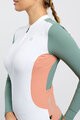 RIVANELLE BY HOLOKOLO Cycling winter long sleeve jersey - SPECIAL - white/green