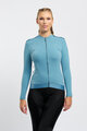 RIVANELLE BY HOLOKOLO Cycling winter long sleeve jersey - SPECIAL - blue