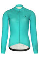 RIVANELLE BY HOLOKOLO Cycling thermal jacket - STARLIGHT WINTER  - turquoise