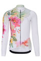 RIVANELLE BY HOLOKOLO Cycling thermal jacket - FLOWERY WINTER - yellow/multicolour