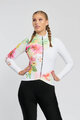 RIVANELLE BY HOLOKOLO Cycling winter long sleeve jersey - FLOWERY WINTER - yellow/multicolour