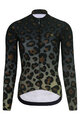 RIVANELLE BY HOLOKOLO Cycling winter long sleeve jersey - WILDCAT WINTER - brown/black