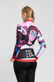 RIVANELLE BY HOLOKOLO Cycling winter long sleeve jersey - SUNSET WINTER - pink/multicolour