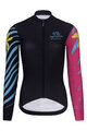 RIVANELLE BY HOLOKOLO Cycling thermal jacket - MEDITATION WINTER - black/pink