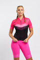 RIVANELLE BY HOLOKOLO Cycling short sleeve jersey - ARROW II - pink/black