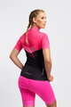 RIVANELLE BY HOLOKOLO Cycling short sleeve jersey - ARROW II - pink/black