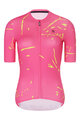 RIVANELLE BY HOLOKOLO Cycling short sleeve jersey - PASSION - pink/yellow