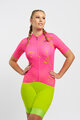 RIVANELLE BY HOLOKOLO Cycling short sleeve jersey - PASSION - pink/yellow