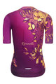 RIVANELLE BY HOLOKOLO Cycling short sleeve jersey - BAROC - purple/yellow