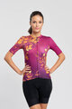 RIVANELLE BY HOLOKOLO Cycling short sleeve jersey - BAROC - purple/yellow