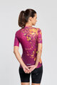 RIVANELLE BY HOLOKOLO Cycling short sleeve jersey - BAROC - purple/yellow