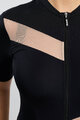 RIVANELLE BY HOLOKOLO Cycling short sleeve jersey - GLAMOR - black/beige