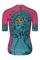 RIVANELLE BY HOLOKOLO Cycling short sleeve jersey - MEDUSA - pink/turquoise