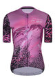 RIVANELLE BY HOLOKOLO Cycling short sleeve jersey - ROSESCAPE - purple/black