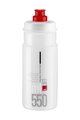 ELITE Cycling water bottle -  JET 550 - transparent/red