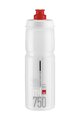 ELITE Cycling water bottle - JET 750 - transparent/red