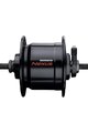 SHIMANO front hub with dynamo - DHC3000 36 - black