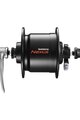 SHIMANO front hub with dynamo - DHC3000 36 - black