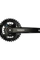 SHIMANO cranks with chainring - ALTUS 175mm 36/22 - black