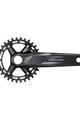 SHIMANO cranks with chainring - DEORE M5100 175mm 30 - black