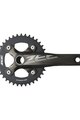 SHIMANO cranks with chainring - ZEE M640 165mm - black