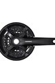 SHIMANO cranks with chainring - ALTUS M210 175mm 40/30/22 - black