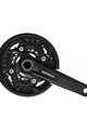 SHIMANO cranks with chainring - MT500 175mm 40/30/22 - black