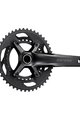 SHIMANO cranks with chainring - GRX RX600 172,5mm 46/30 - black