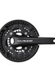 SHIMANO cranks with chainring - ALIVIO T4060 175mm 44/32/22 - black