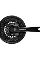 SHIMANO cranks with chainring - TOURNEY TY501 170mm 42/34/24 - black