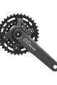 SHIMANO cranks with chainring - CUES U6000-2 175mm 36/22 - black