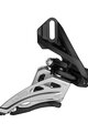 SHIMANO DEORE M4100 SIDE SWING D-TYPE - silver/black