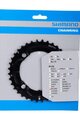 SHIMANO chainring - DEORE M617/627 36 - black