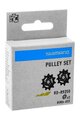 SHIMANO pulleys for the derailleur - PULLEYS RDR9250 - black