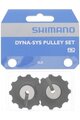 SHIMANO pulleys for the derailleur - PULLEYS SLX/DEORE - black