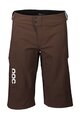 POC Cycling shorts without bib - ESSENTIAL MTB - brown