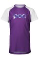 POC Cycling short sleeve jersey - ESSENTIAL MTB - purple/white